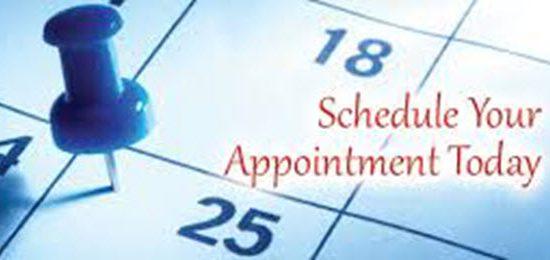 Make an appointment booking