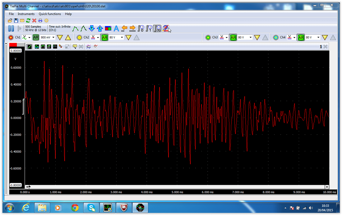 knock sensor signal