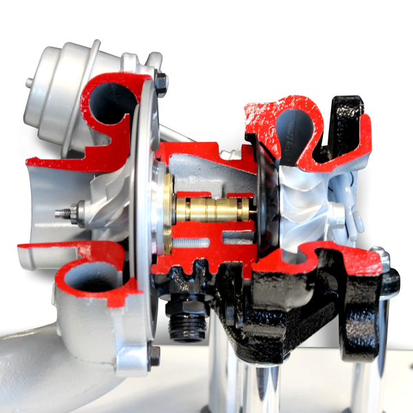 Turbosupercharger With Waste Gate Valve (On Base) Educational Trainer   - Image 2