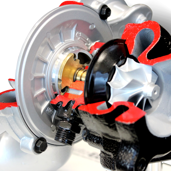 Turbosupercharger With Waste Gate Valve (On Base) Educational Trainer   - Image 9