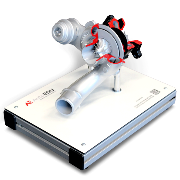 Turbosupercharger With Waste Gate Valve (On Base) Educational Trainer   - Image 6