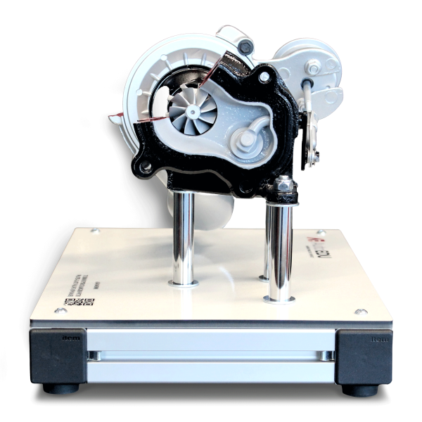 Turbosupercharger With Waste Gate Valve (On Base) Educational Trainer  