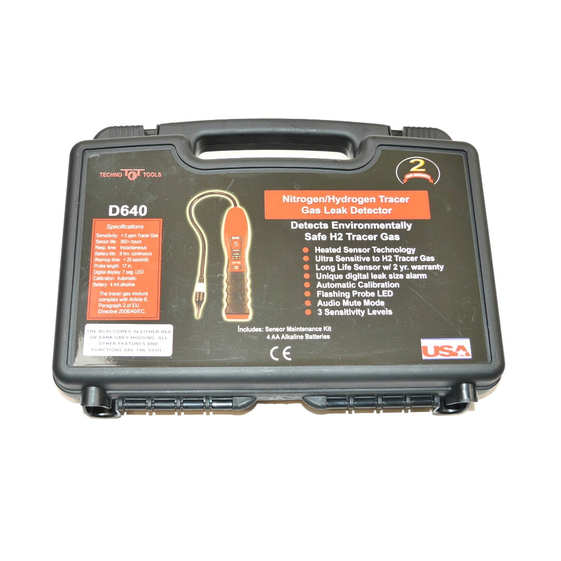 D640 Nitrogen / Hydrogen Tracer Gas Leak Detector For Sale