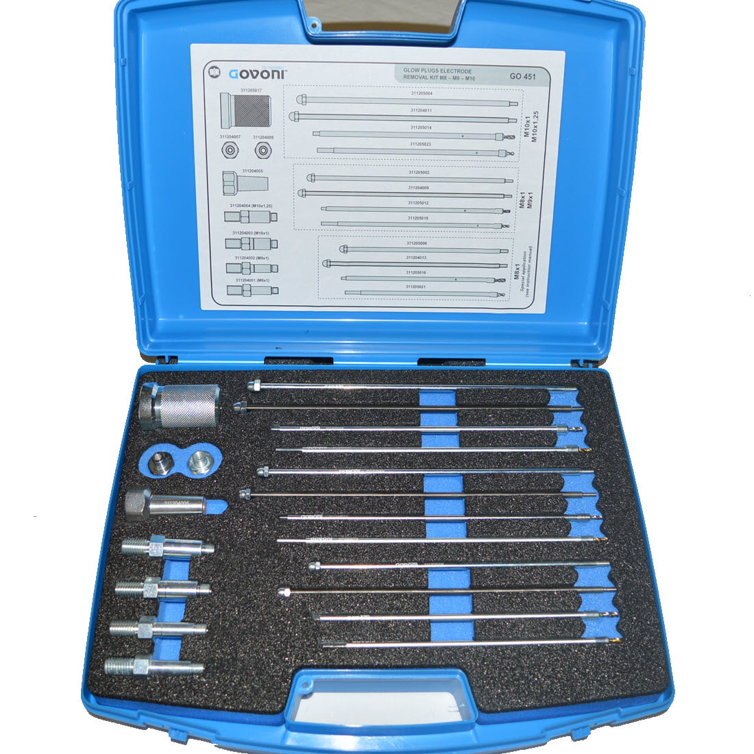 Master Kit For Removing Glow Plug Tips Type 2 For Sale RyansAutomotive.ie