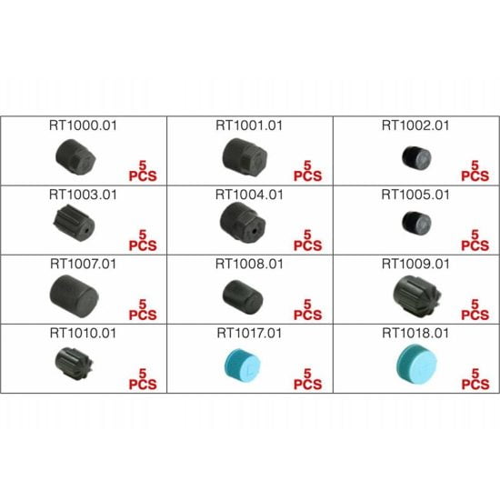 Air Con Valve Cap Set