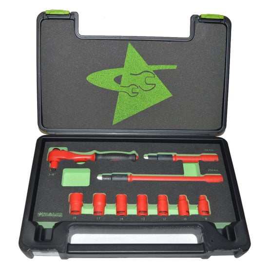 3/8 Drive Socket Set VDE Insulated To 1000V