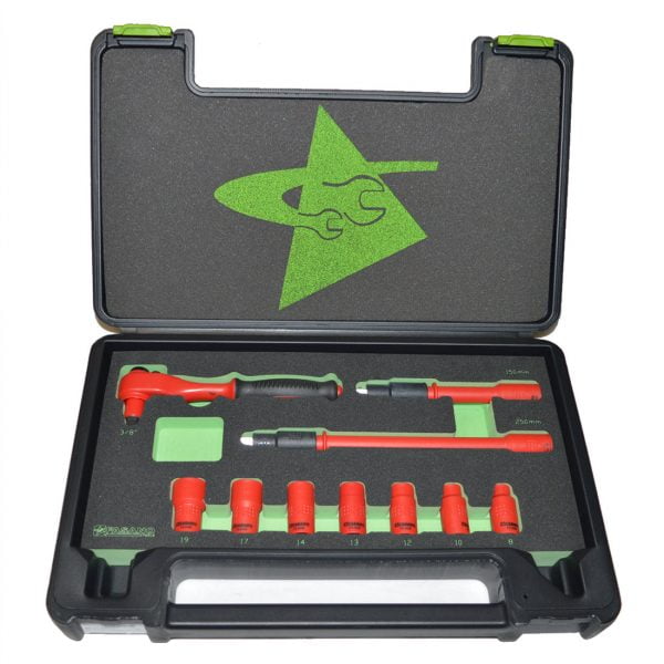 3/8 Drive Socket Set VDE Insulated To 1000V