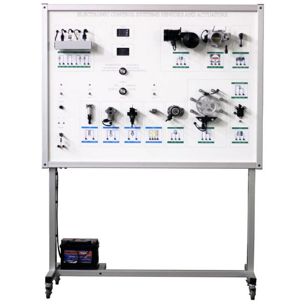 Sensors and actuators training board - simulator