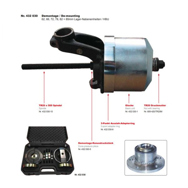Generation 2 Wheel Bearing Tool Kit Muller Werkzeug - Image 2