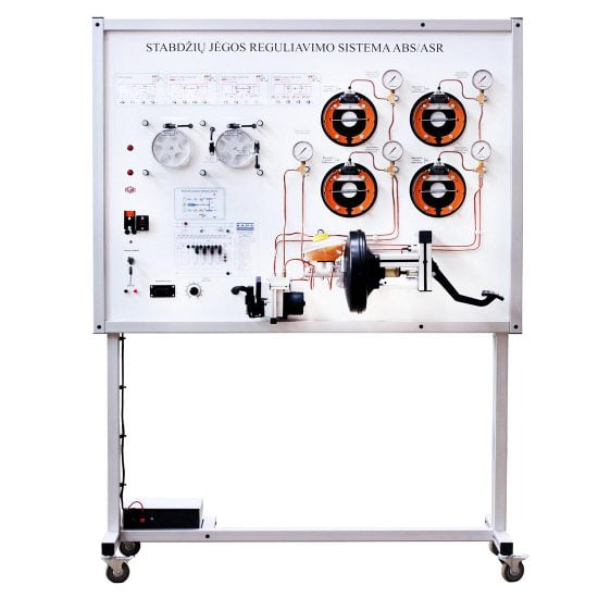 ABS/ASR Braking system training board simulator