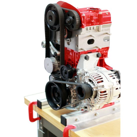 Petrol engine cutaway model DOHC FSI