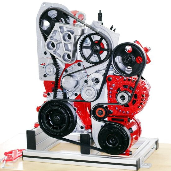 Diesel OHC Common Rail engine cutaway