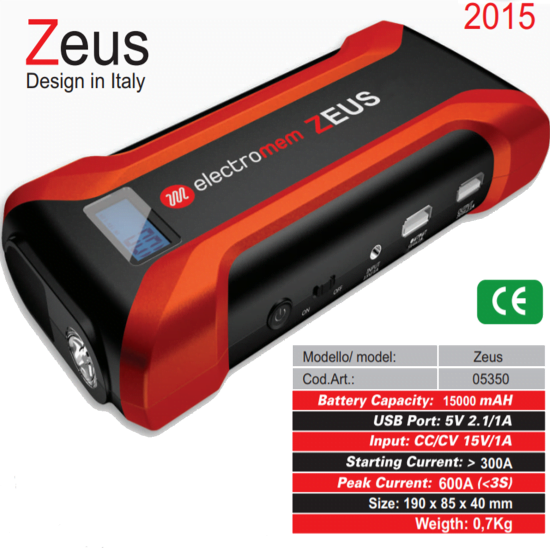 12 Volt Lithium Booster Pack ZEUS