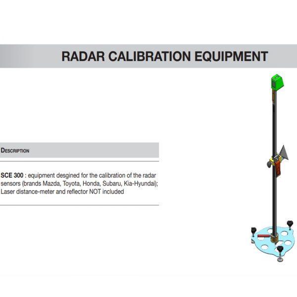 Sice SCE 300 ADAS Radar Calibration Support For Cones
