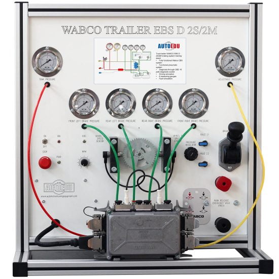 Truck Trailer WABCO EBS D 2S/2M Braking Training Stand