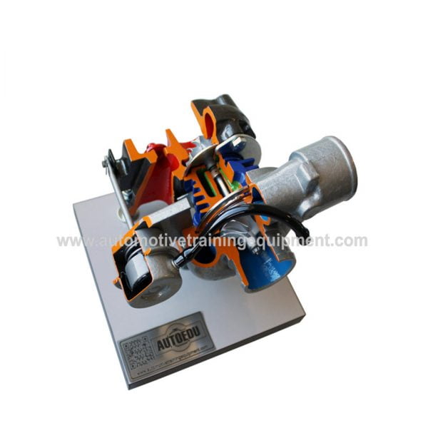 Turbocharger Cutaway With Waste-Gate Valve (on base) - Image 2