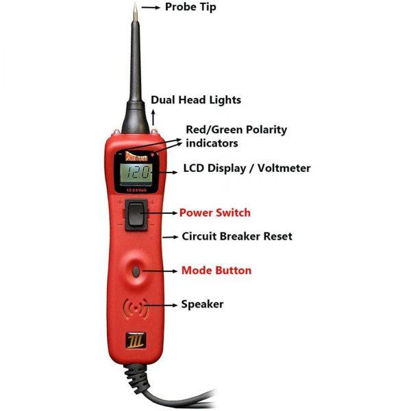 PowerProbe 3 Circuit Tester 12-24v with accessories - Image 3