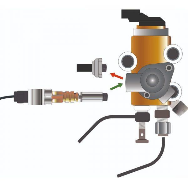 Gasoline High Pressure Test Adaptors For HU35025 - Image 2
