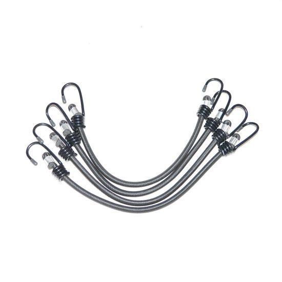 Wheel aligment wheel clamps elastic cords