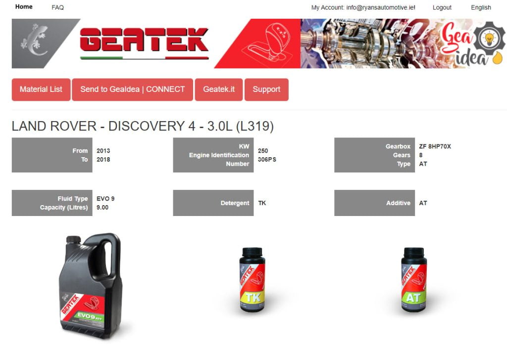 GEA IDEA Information For Auto Transmission Maintenance, 1 Year Subscription