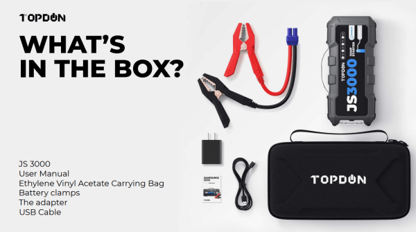 TOPDON JumpSurge3000 Jump Starter - Image 9