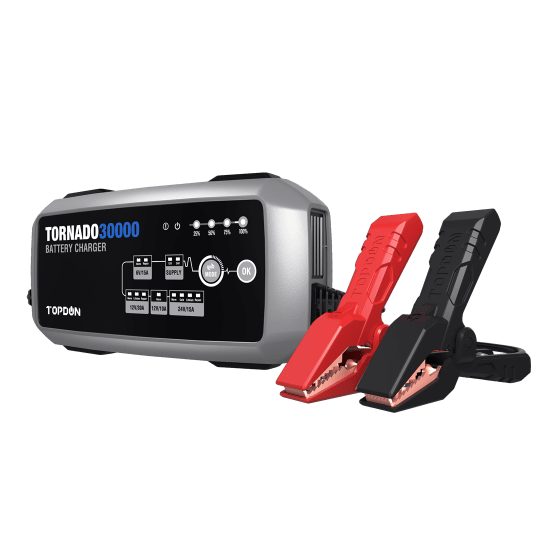 TOPDON Tornado 30000 12V/24V Battery Support and Charger