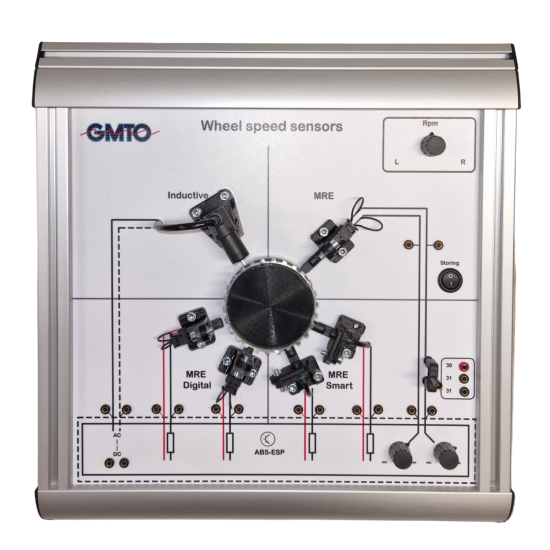 GMTO Wheel Speed Sensors System Training Board