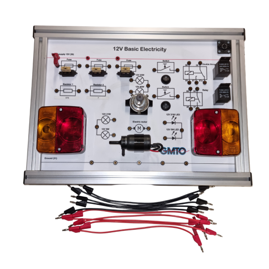 GMTO 12V Basic Electricity System Training Board