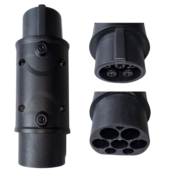Universal Type 2 to Type 1 Converter For EV Chargers
