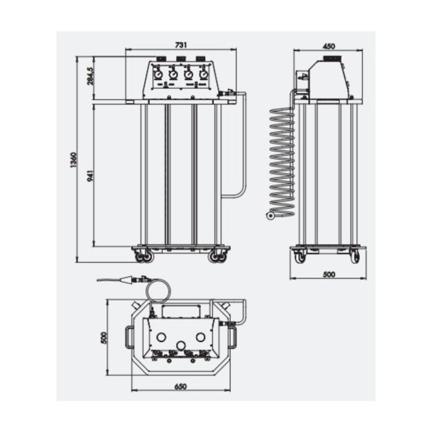 Govoni Vortex Pneumatic Machine For Replacement Radiator And Battery Coolant - Image 5