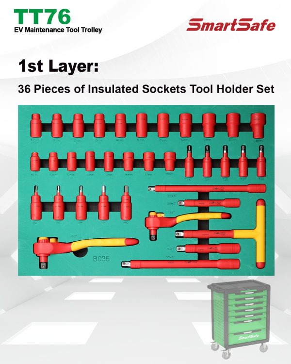 SmartSafe TT76 Tool Chest With Insulated Tools For Hybrid And EV Vehicles - Image 2