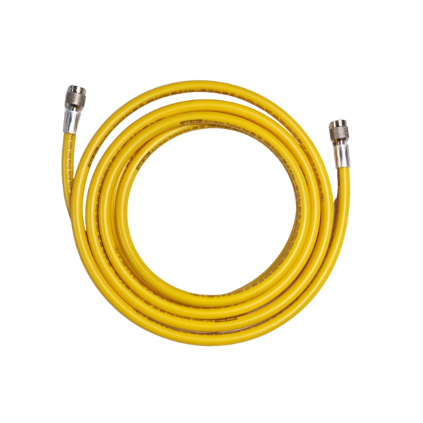 3.5 Meter 1/4 SAE X 1/4 SAE Yellow Hose