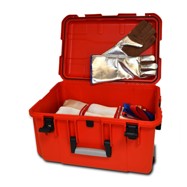 Jutec Fire Containment Blanket 2.7 x 3M With Mobile Case And Gloves For Hybrid & EV Vehicles Components