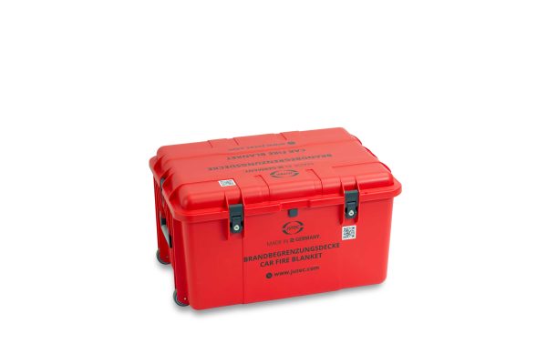 Jutec Fire Containment Blanket 6 x 8M With Mobile Case For Hybrid & EV Vehicles - Image 2