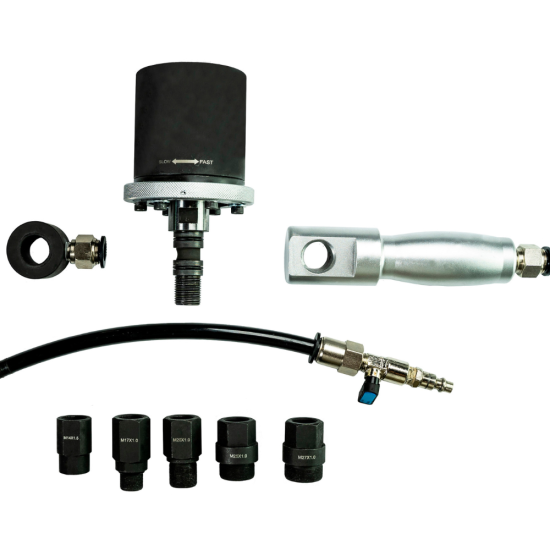 Low Profile Pneumatic Diesel Injector Puller With Handle