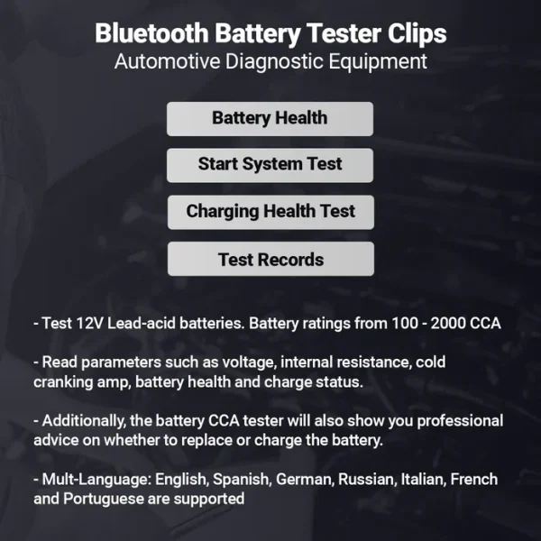 ThinkCar ThinkEasy V2 Bluetooth Battery Tester - Image 2