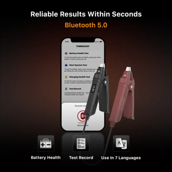 ThinkCar ThinkEasy V2 Bluetooth Battery Tester - Image 4