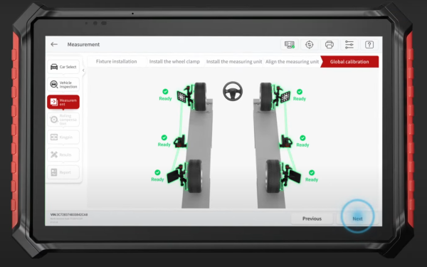 SmartSafe/Launch WA613 Wireless 3D Wheel Aligner - Image 10