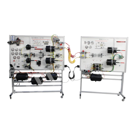 Truck Airbrakes Educational Trainer With EBS System
