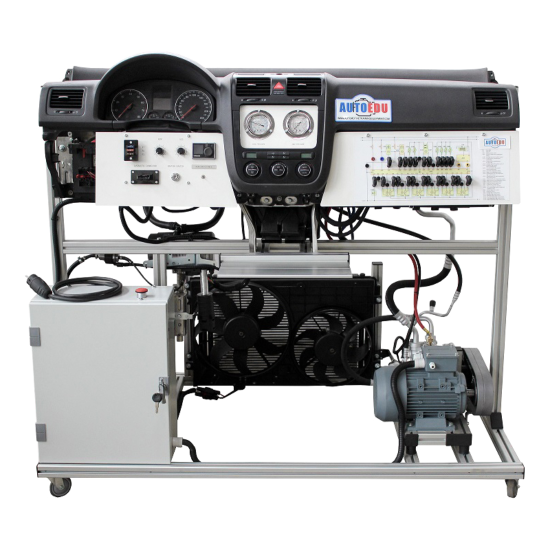 Dual Zone Air Conditioning And Climate Control Educational Trainer With Auxiliary Heater