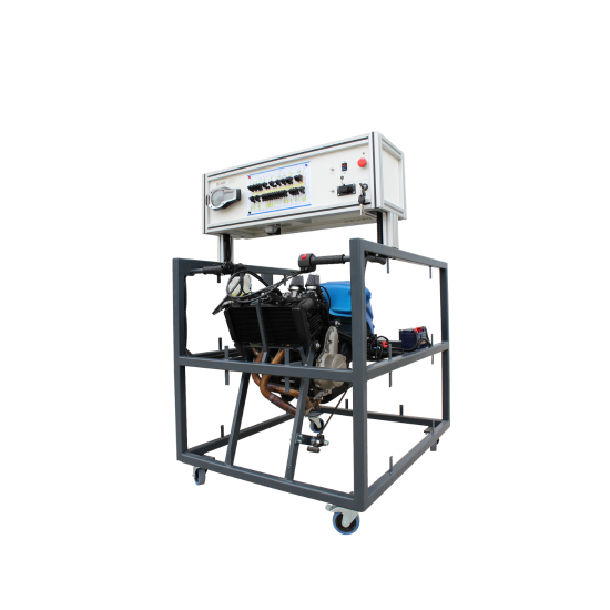 Educational Motorcycle Engine Trainer With A Fuel Injection System