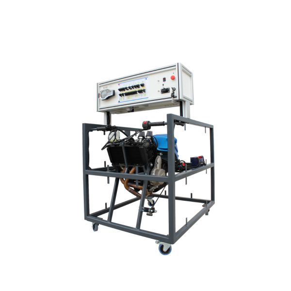 Educational Motorcycle Engine Trainer With A Fuel Injection System