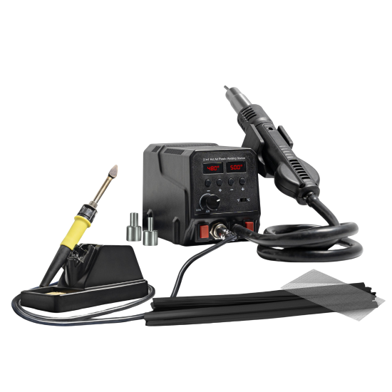 2 in 1 Hot Air & Hot Iron Plastic Welding Station