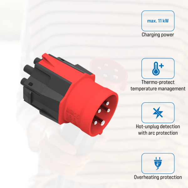 NRGkick 5m 16A Light EV Charger With 16A 5Pole Smart Attachment - Image 3