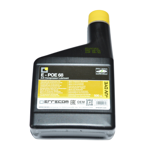 500ML POE68 Oil With Dye For R134A & R1234YF Electric Vehicle Systems