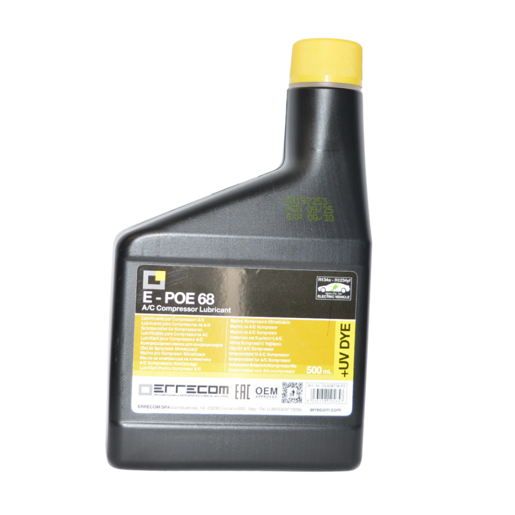POE68 Oil And Dye For Hybrid And Electric Vehicle A/C Systems