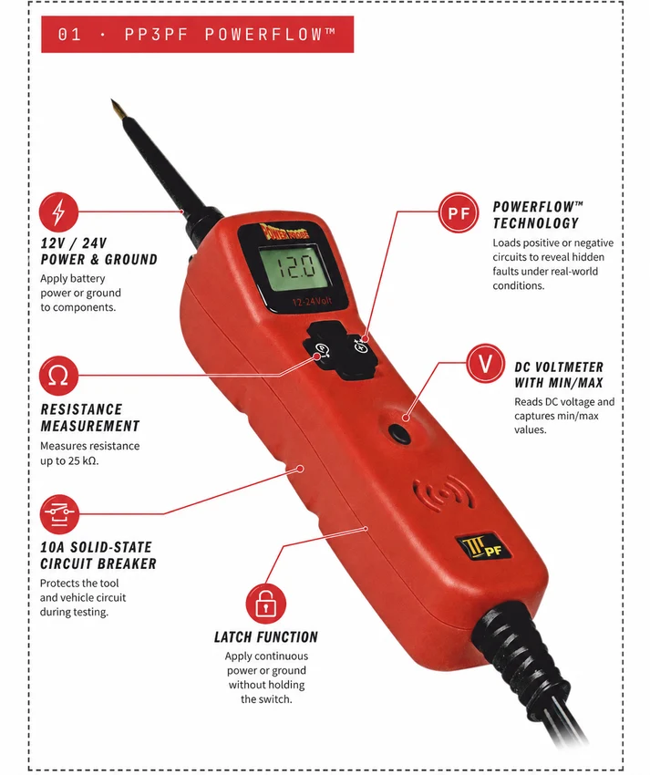 Power Probe 3 Circuit Tester PP3PF With PowerFlow Technology - Image 6